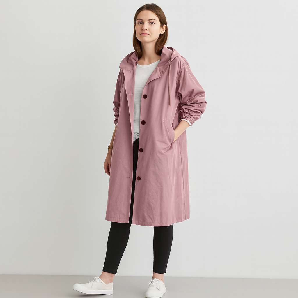 Vellora elegant, vandtæt trenchcoat