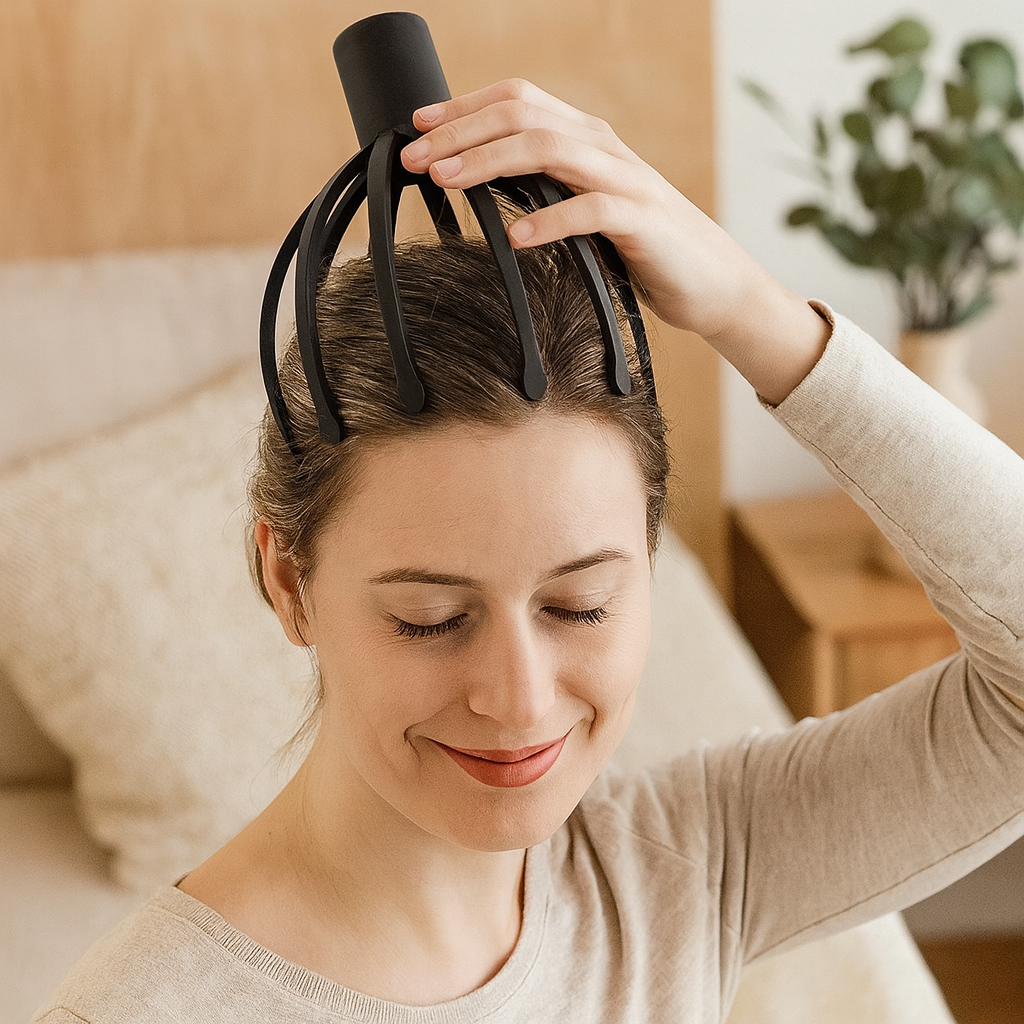 Veyora elektrisk blæksprutte-klo-hovedbundsmassager