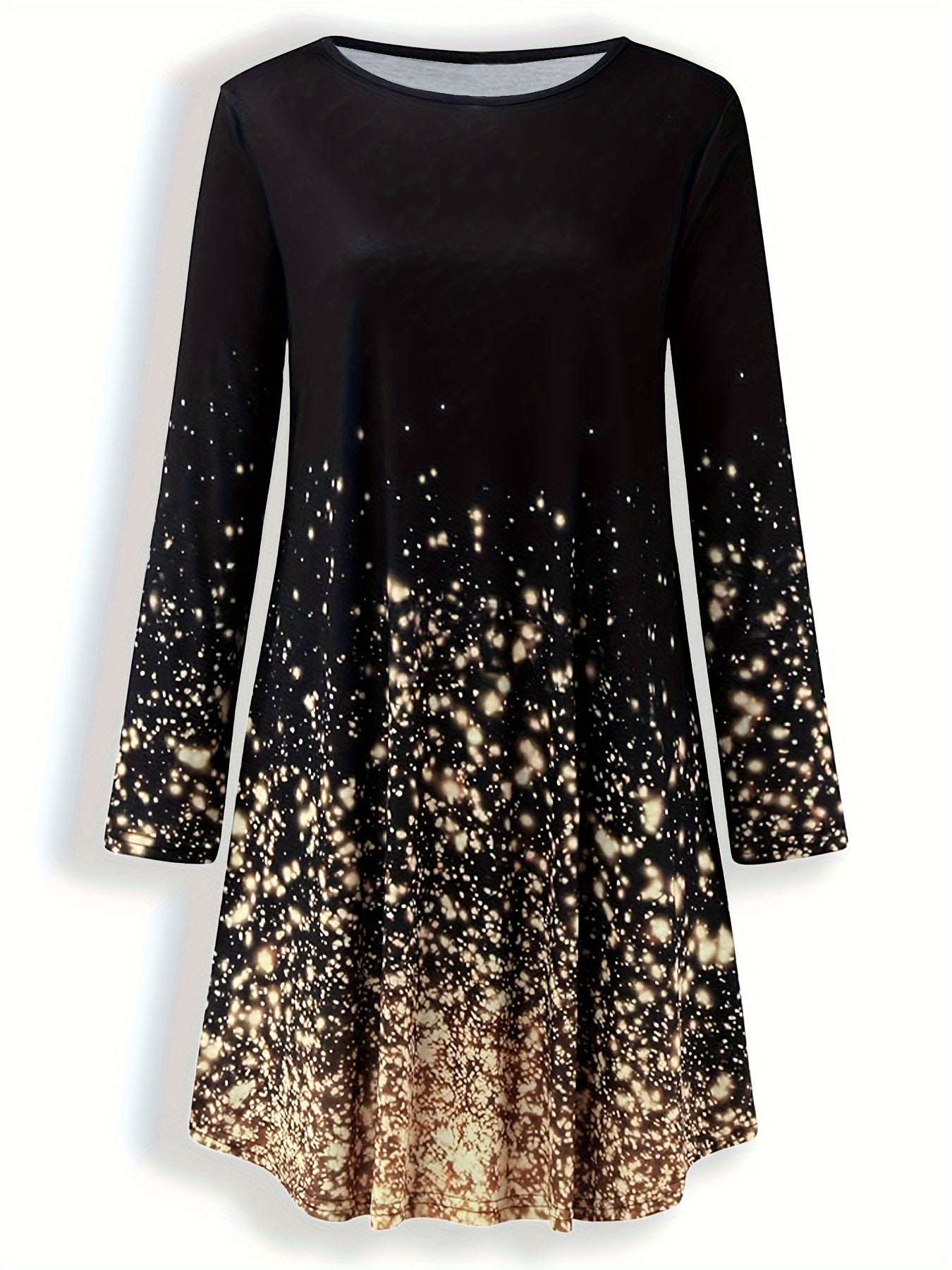 Lina - Afslappet Kjole med Bohemeprint