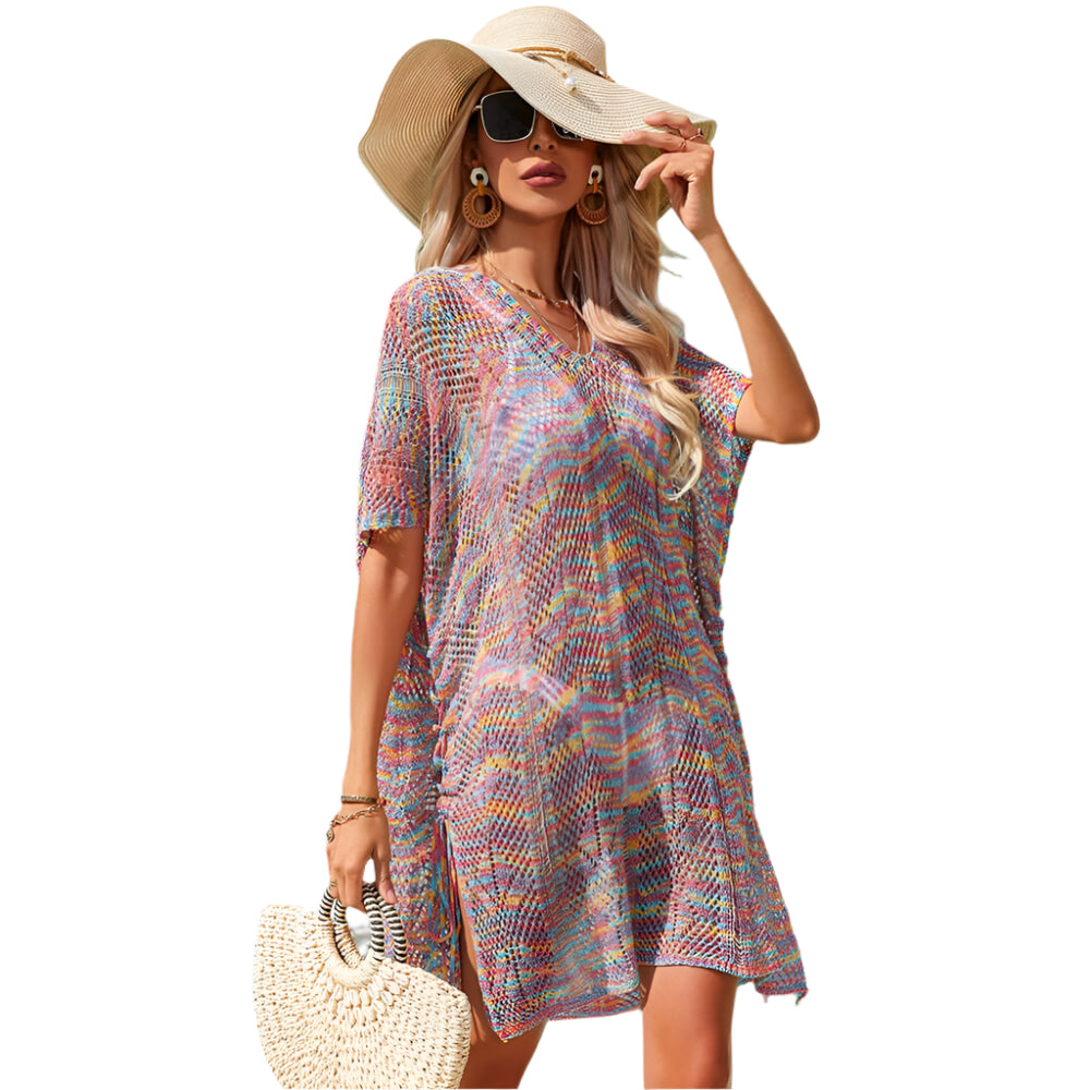 Kiara - Hæklet Lace Up Beach Mini Betræk