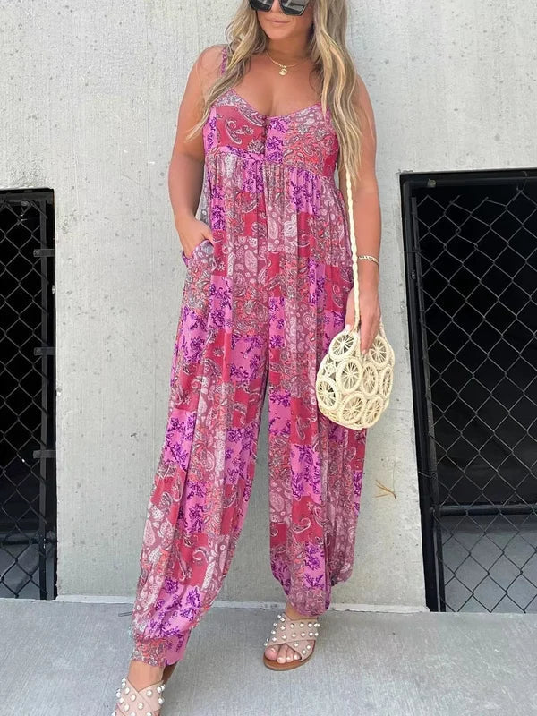 Pernille - Elegante ballonbukser og jumpsuit med print