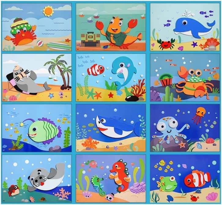 PuzzlePop - 3D skum mærkat puslespil til børn