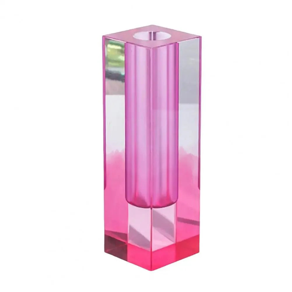 GradientGlow - Krystal Cuboid Vase