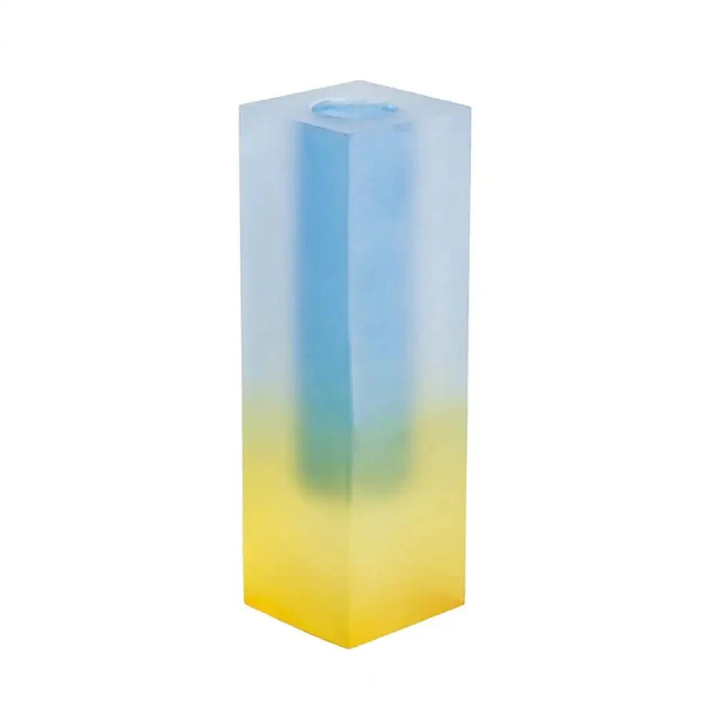 GradientGlow - Krystal Cuboid Vase
