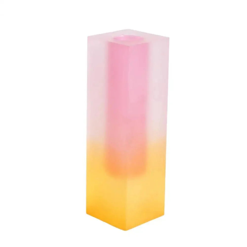 GradientGlow - Krystal Cuboid Vase