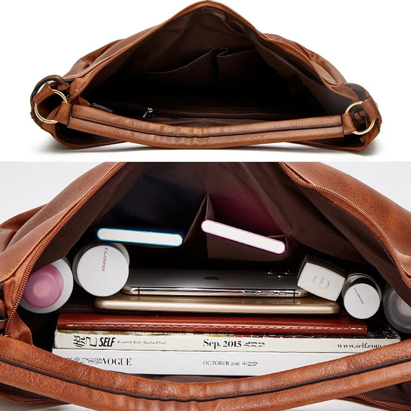 Mathilde - Alsidig skuldertaske med flere lommer