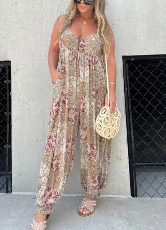 Pernille - Elegante ballonbukser og jumpsuit med print