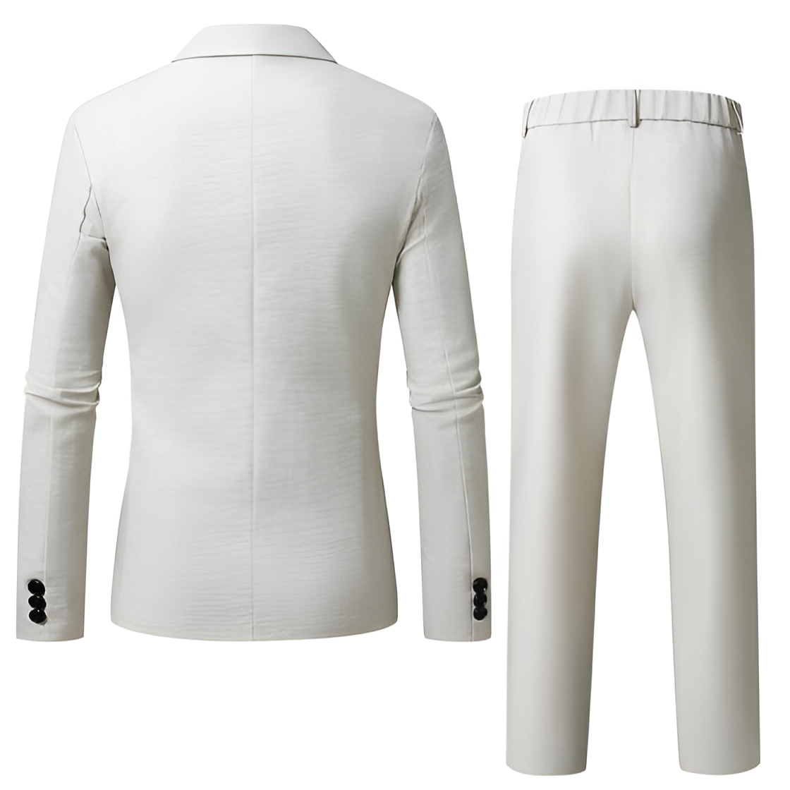 Leo - Casual V-udskæring herresæt sæt - Summer Chic