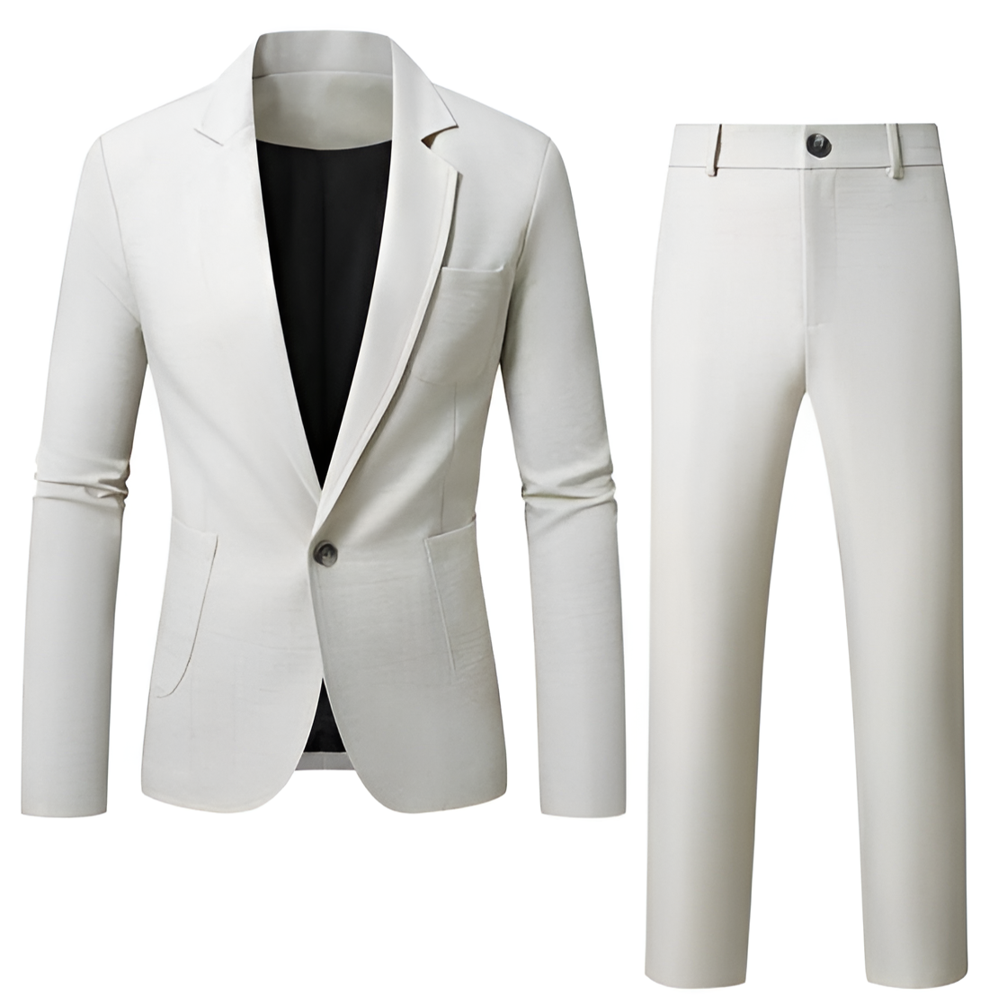 Leo - Casual V-udskæring herresæt sæt - Summer Chic