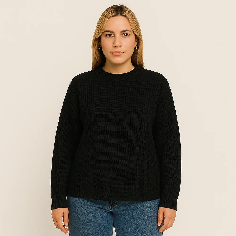 Liv | Komfortabel sweater med rund hals til kvinder