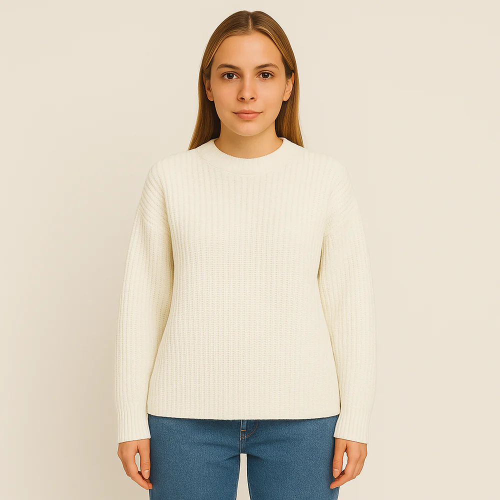 Liv | Komfortabel sweater med rund hals til kvinder