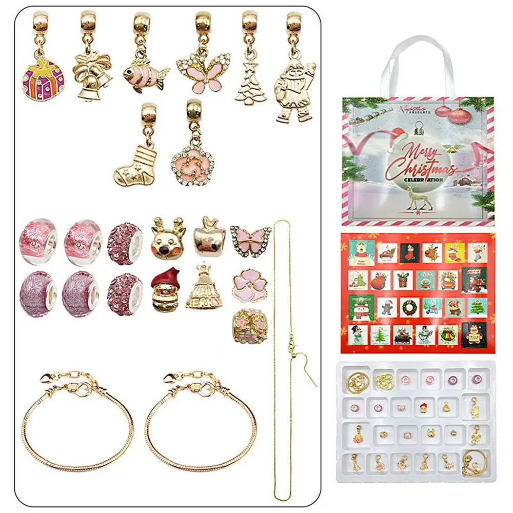 24-dages adventskalender med nedtælling - DIY armbåndssæt