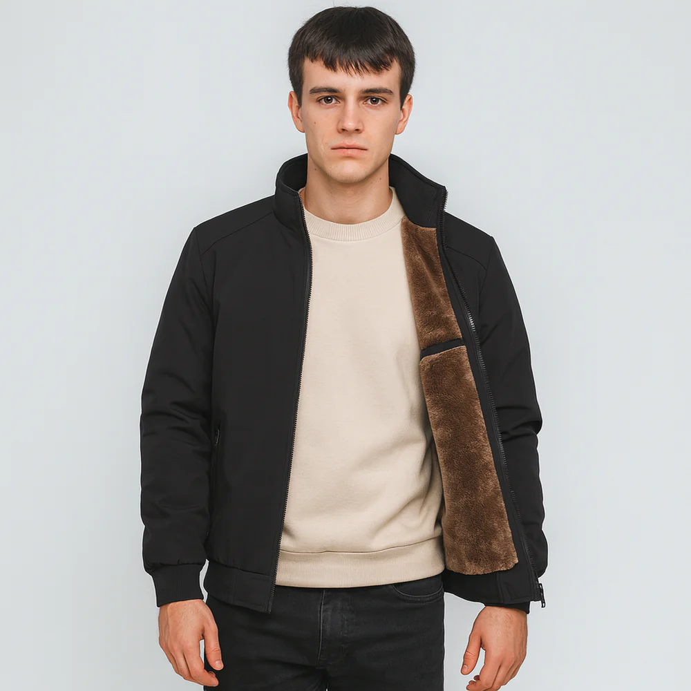 Rune | Herre vinterjakke med opretstående krave