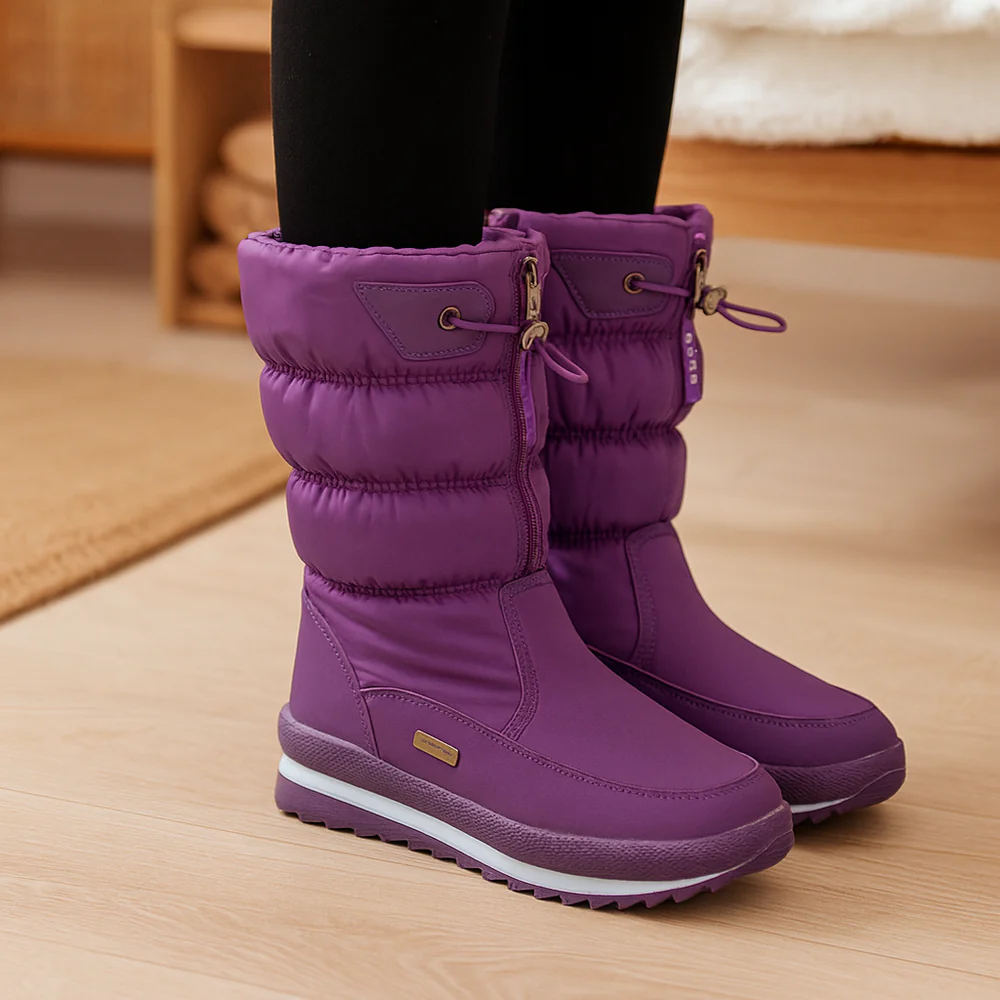 Arlen | Vintertætte komfortstøvler med lynlås i siden