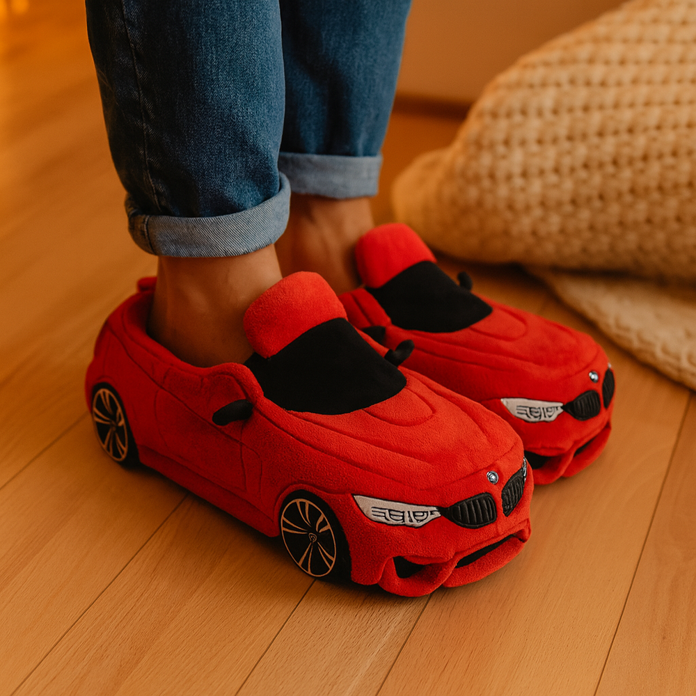 Anders | Varme herre vintertøfler med uldfor