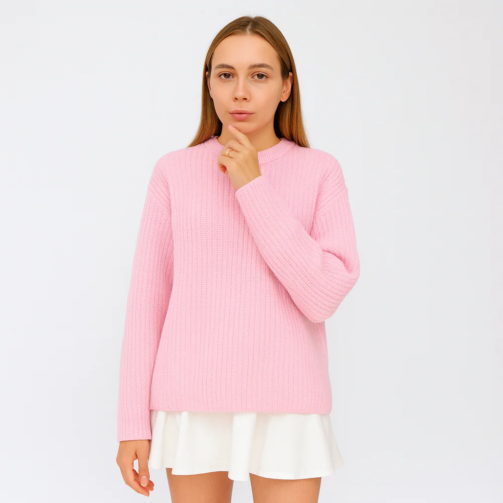 Liv | Komfortabel sweater med rund hals til kvinder