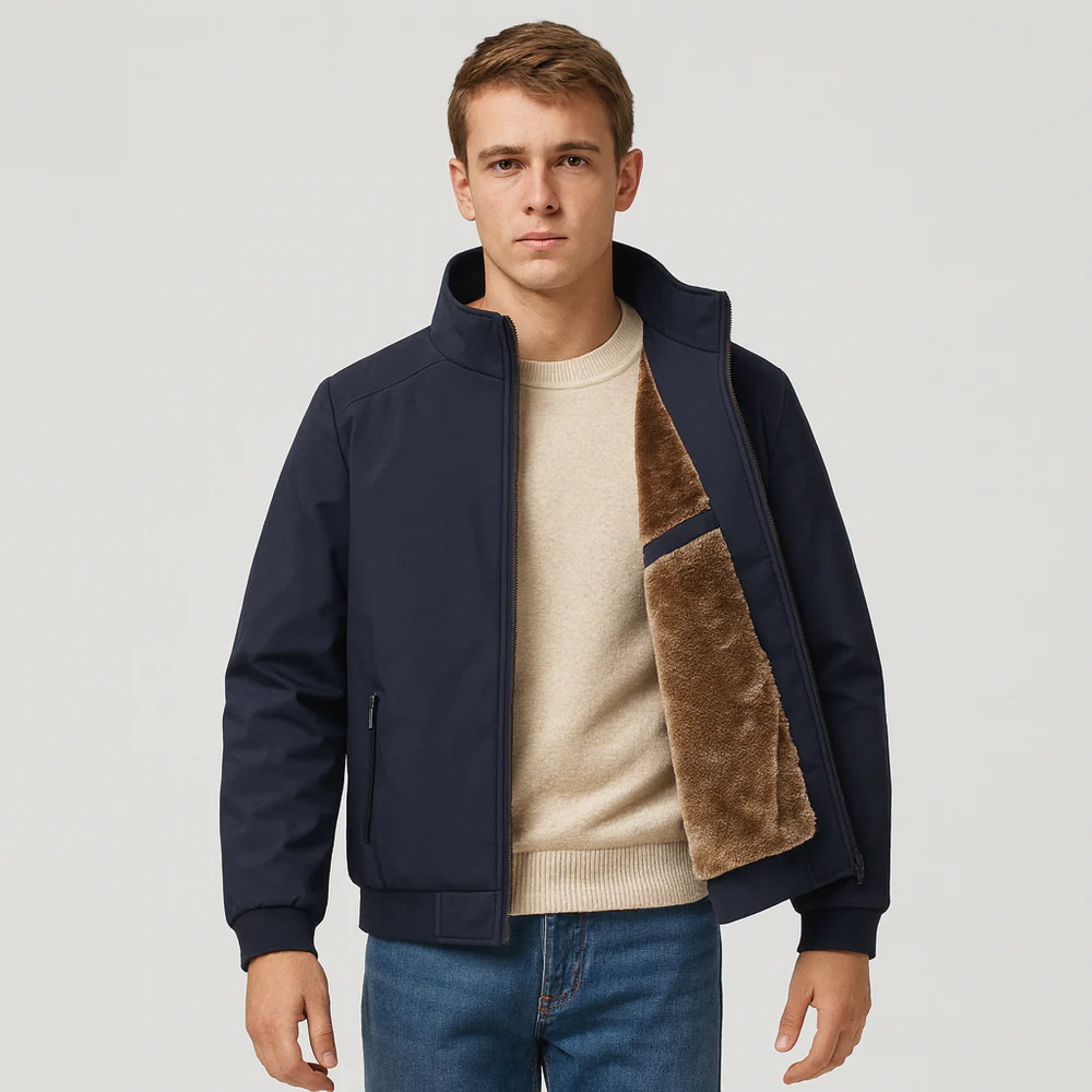 Rune | Herre vinterjakke med opretstående krave