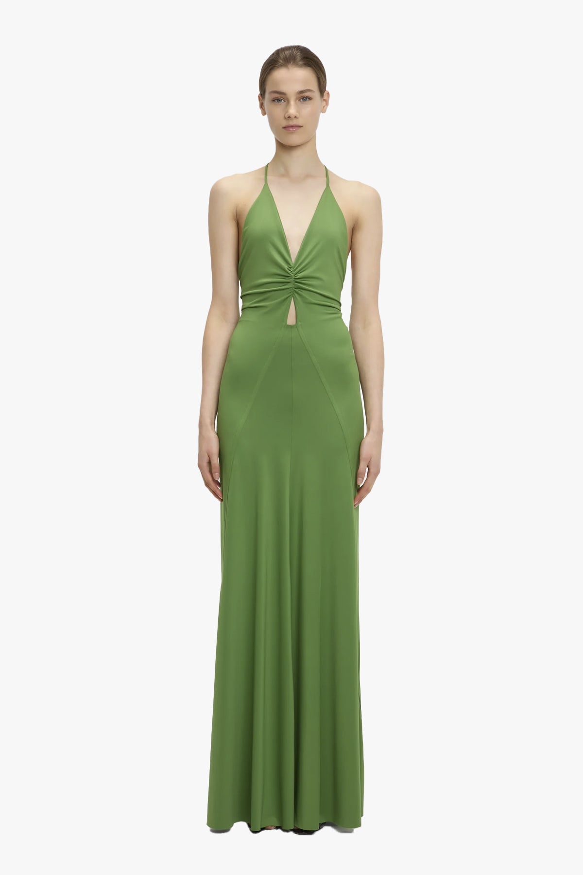 Celeste V-udskæring Ruched Cami-kjole