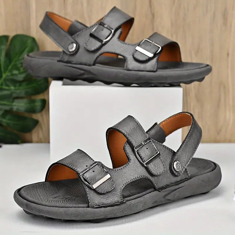 Ergonomisk sandal i vegansk læder
