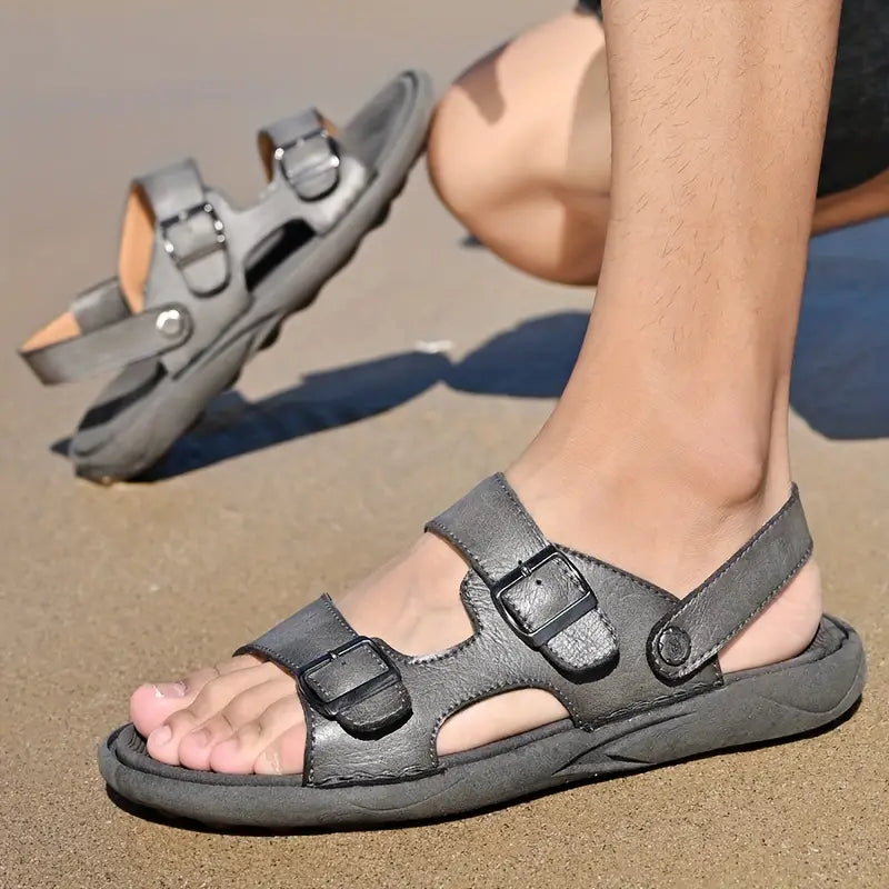 Ergonomisk sandal i vegansk læder