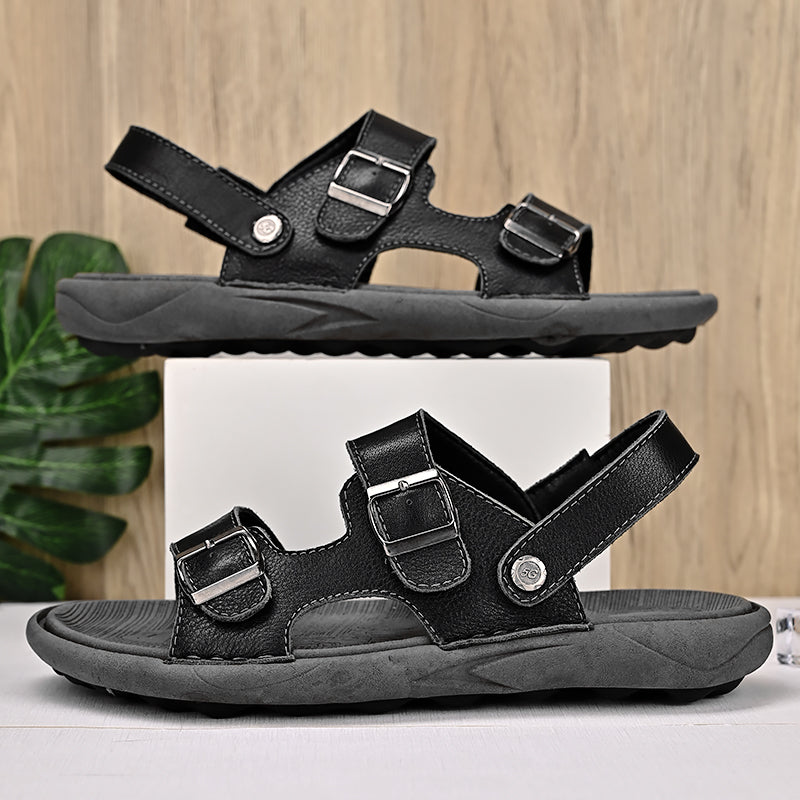 Ergonomisk sandal i vegansk læder