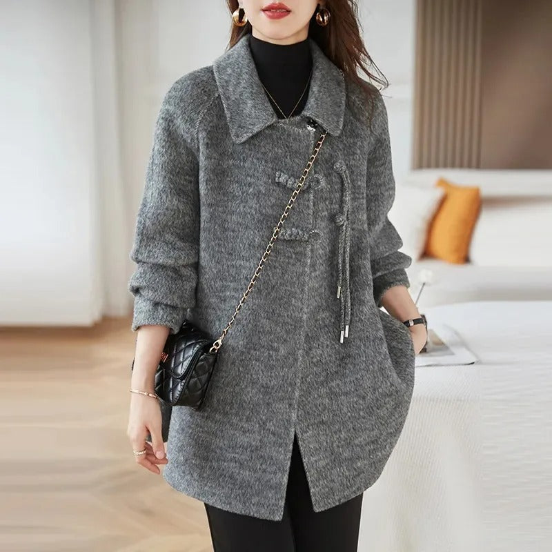 Jade | Luksuriøs blød uldfrakke i premiumkvalitet