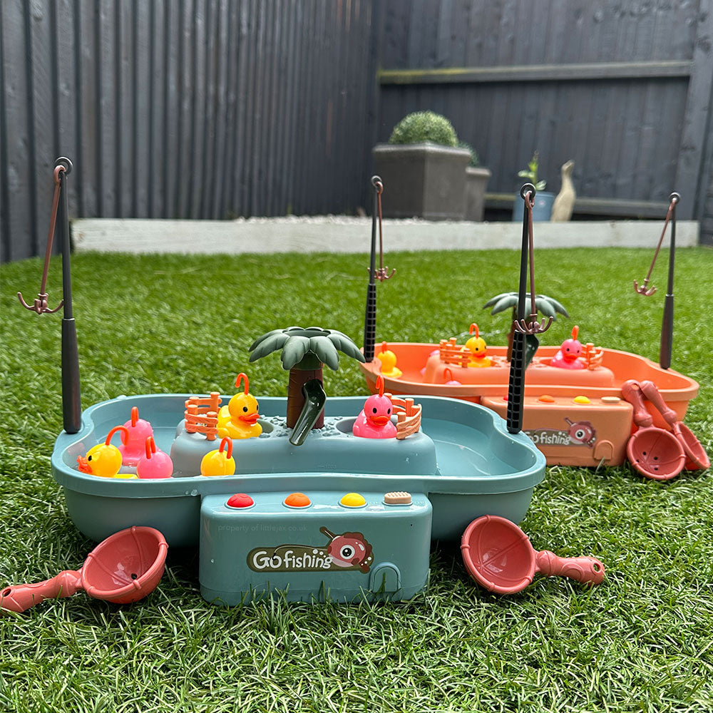 Splash & Catch – Interaktivt vandfiskespil til børn, der fremmer koordination og fantasi