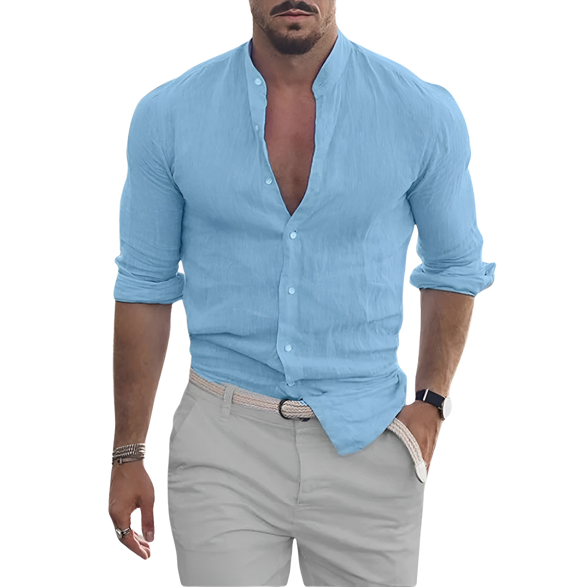 Marius - Stilfuld linnedskjorte - Summer Chic
