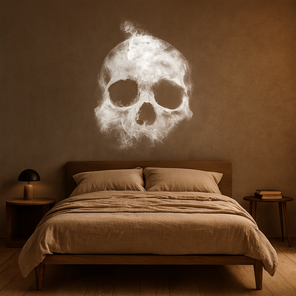 SpectraGlow Halloween projektorlampe – USB LED-lys til indendørs brug