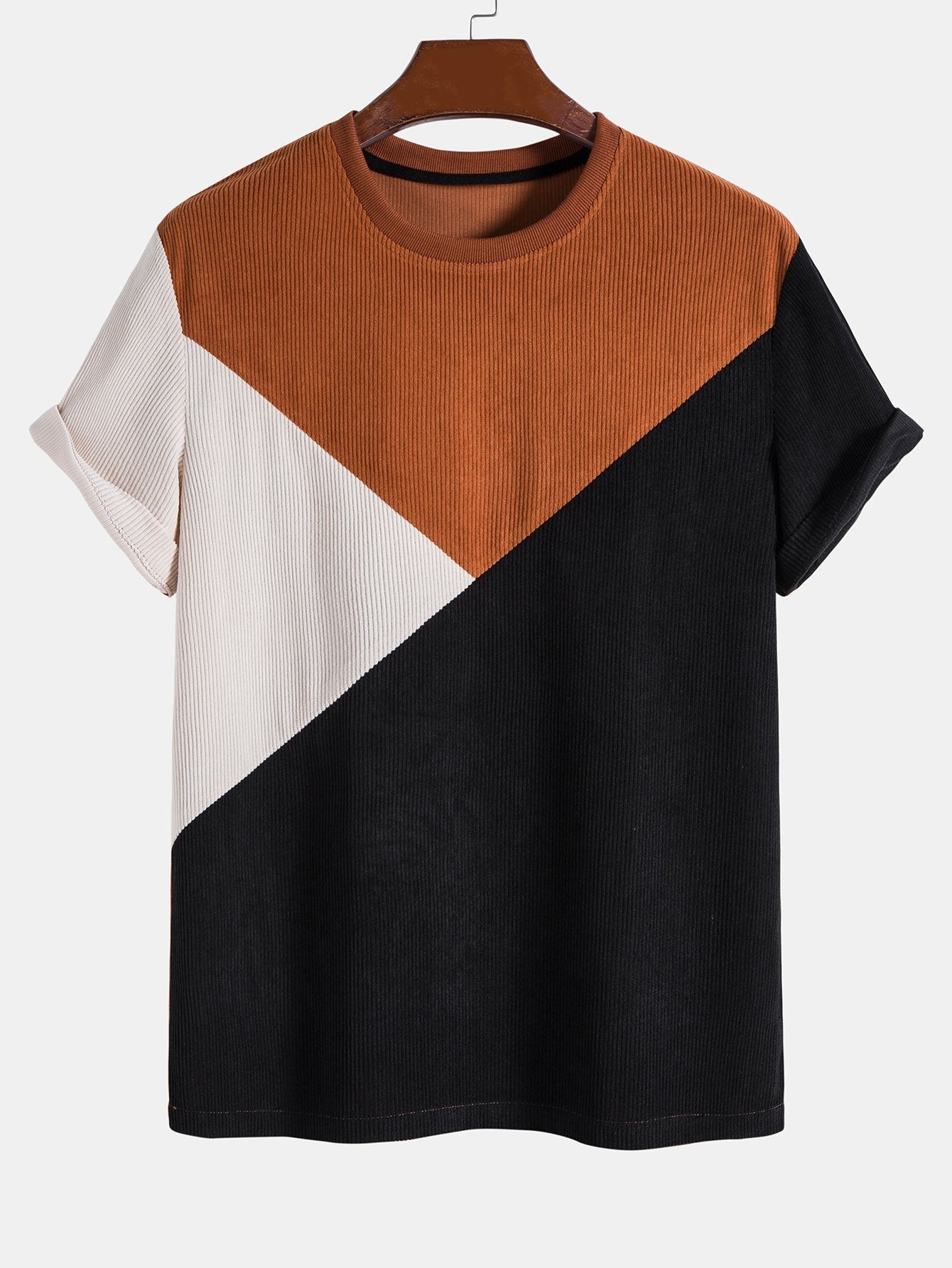 Valdemar - Stilfuld T-shirt i farveblok