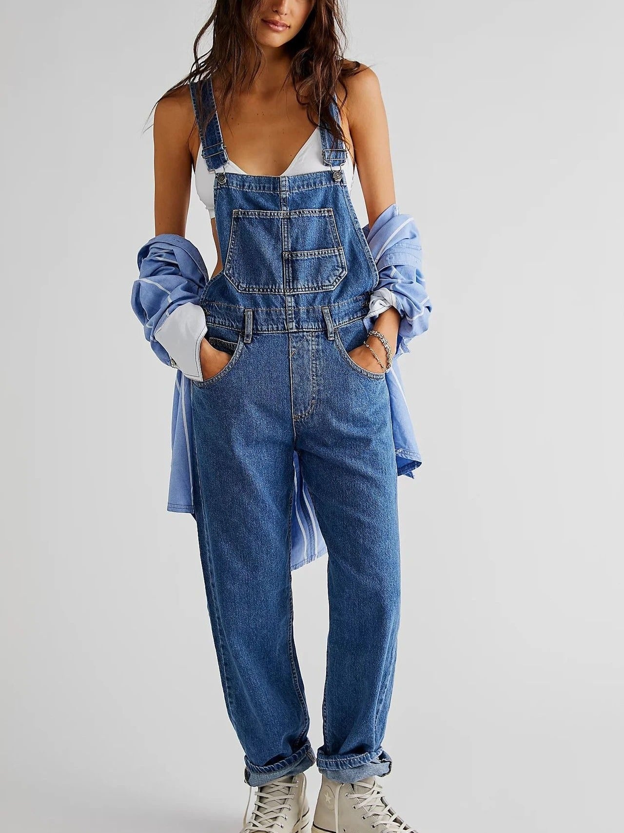 Nelly | Denim-jumpsuit til kvinder