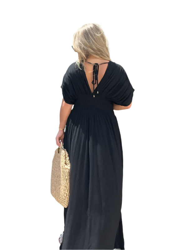 Adela - Smock maxikjole