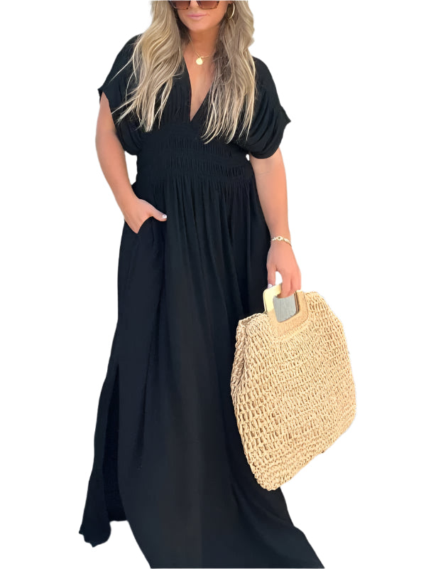 Adela - Smock maxikjole