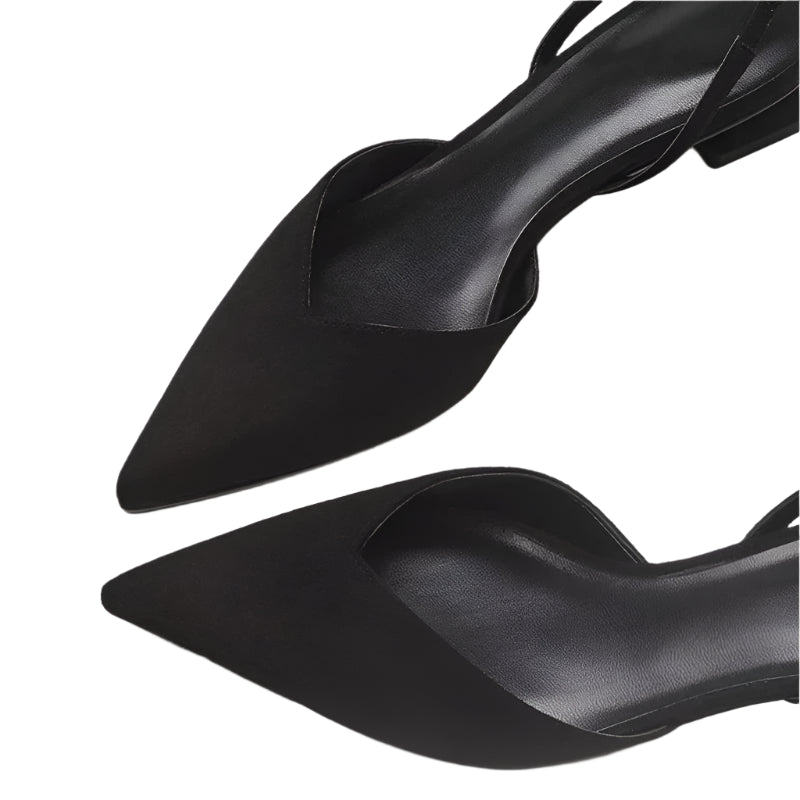 Leila - Slingback sandaler med hæl