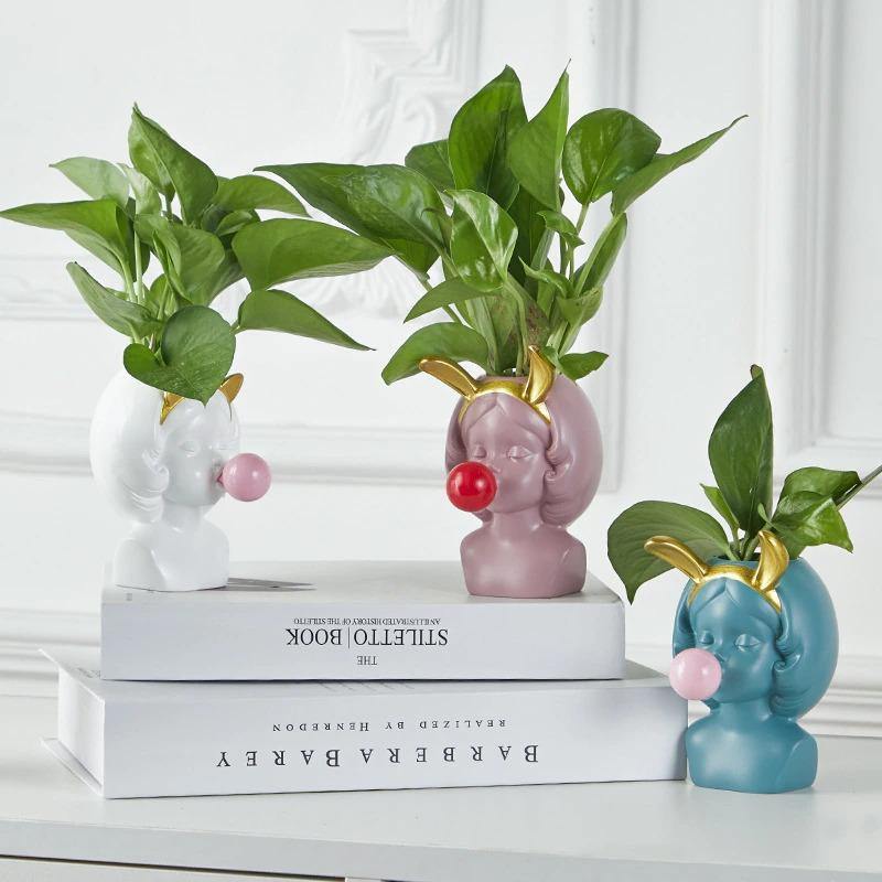 BloomMuse – Elegant ansigtsplantekasse med kunstnerisk flair
