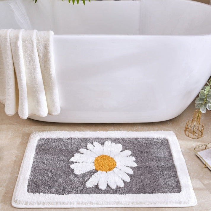 PetalPlush - Blød blomsterbademåtte for et hyggeligt touch