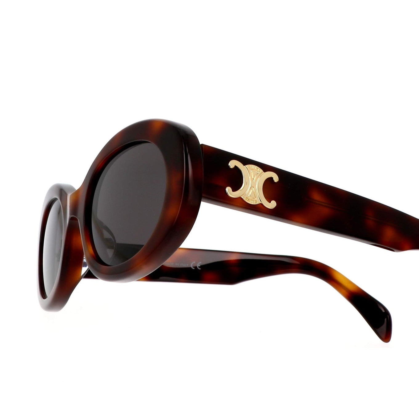 Gudrun - Holdbare ovale solbriller