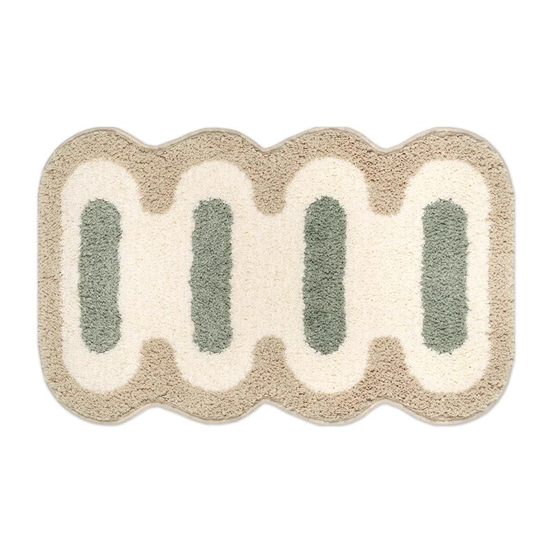 SoftShape Bademåtte - Geometrisk luksus til dit badeværelse