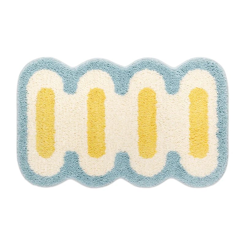 SoftShape Bademåtte - Geometrisk luksus til dit badeværelse