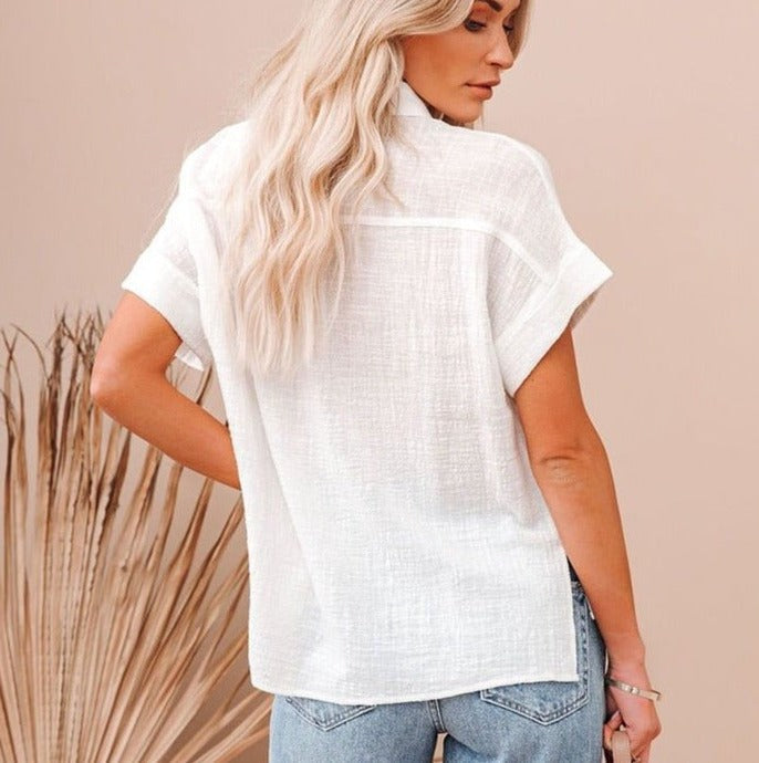 Clara | Casual Chic kortærmet top