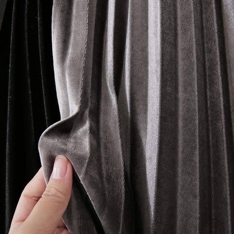 Bodil - To-farvet plisseret nederdel