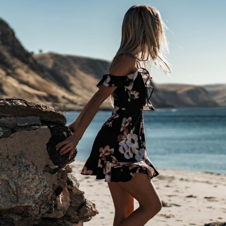 Henriette - Mini off-shoulders kjole