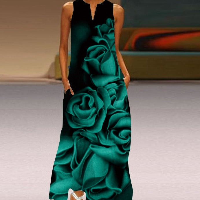 Elizabeth - Turkis kjole