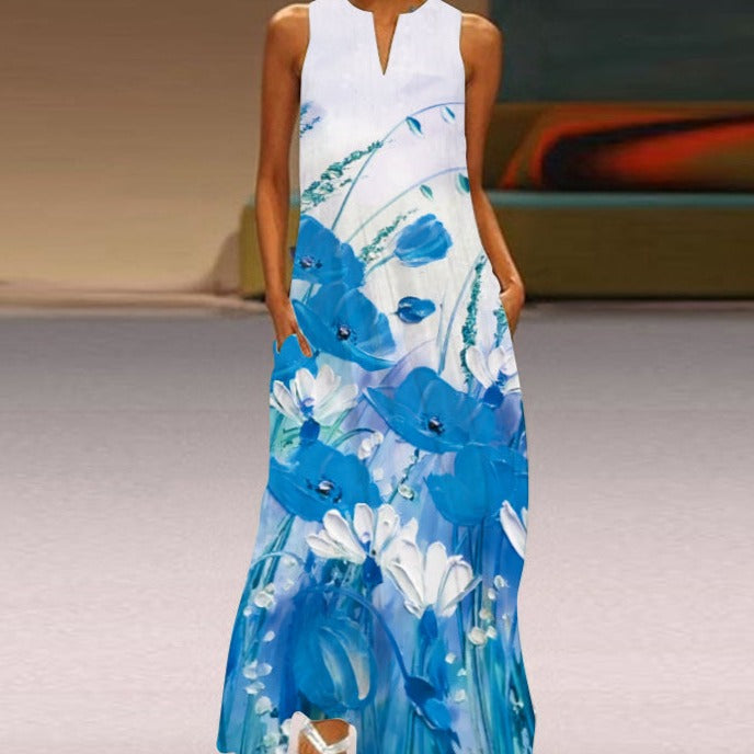 Elizabeth - Turkis kjole