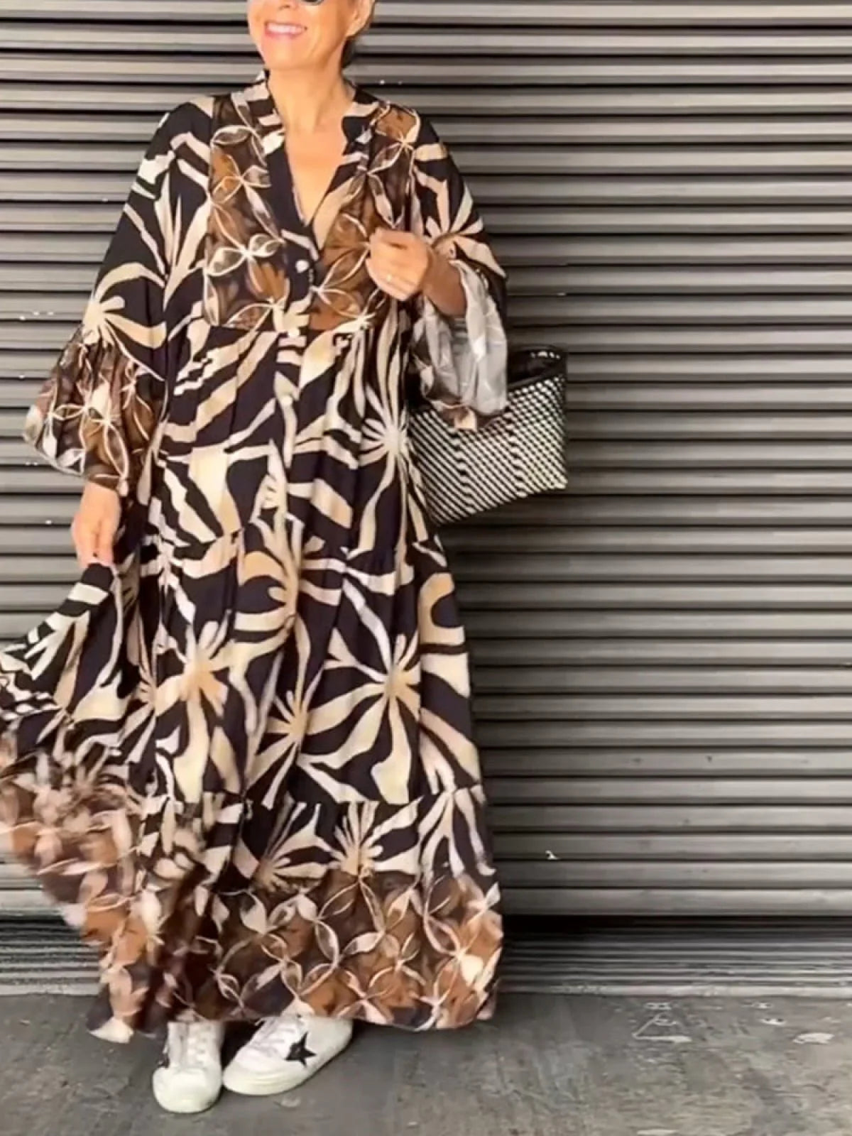 Christa - Kjole med levende print