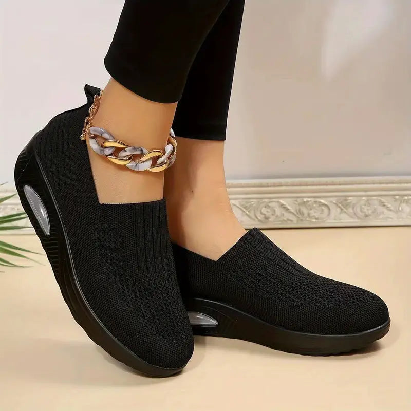 Åndbare stofsko til kvinder