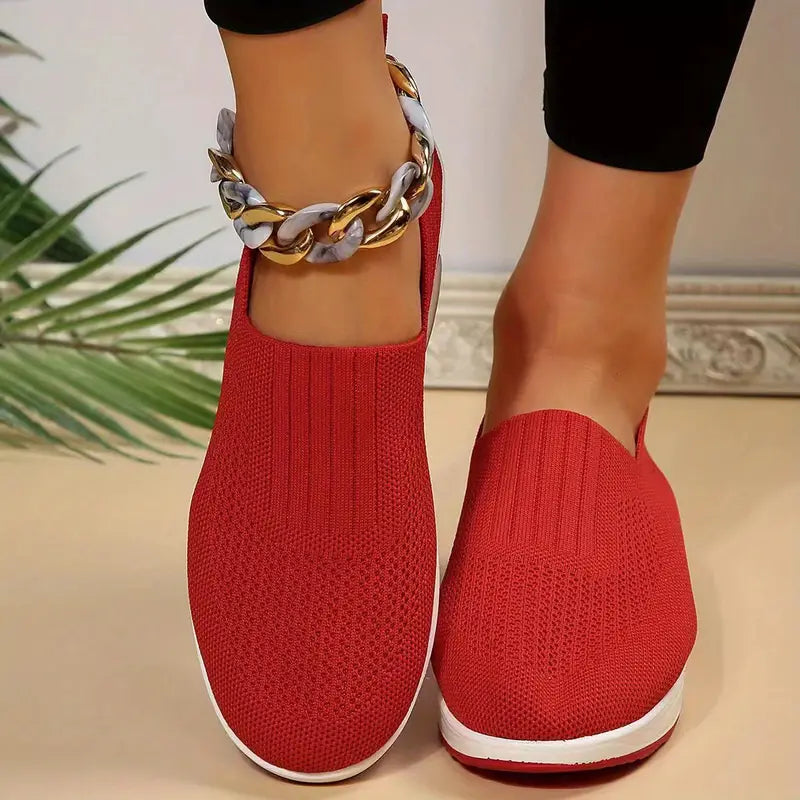 Åndbare stofsko til kvinder