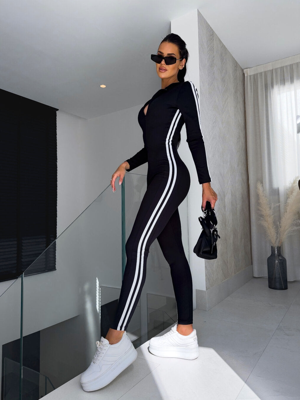 Audrey - Sporty Jumpsuit med lynlås