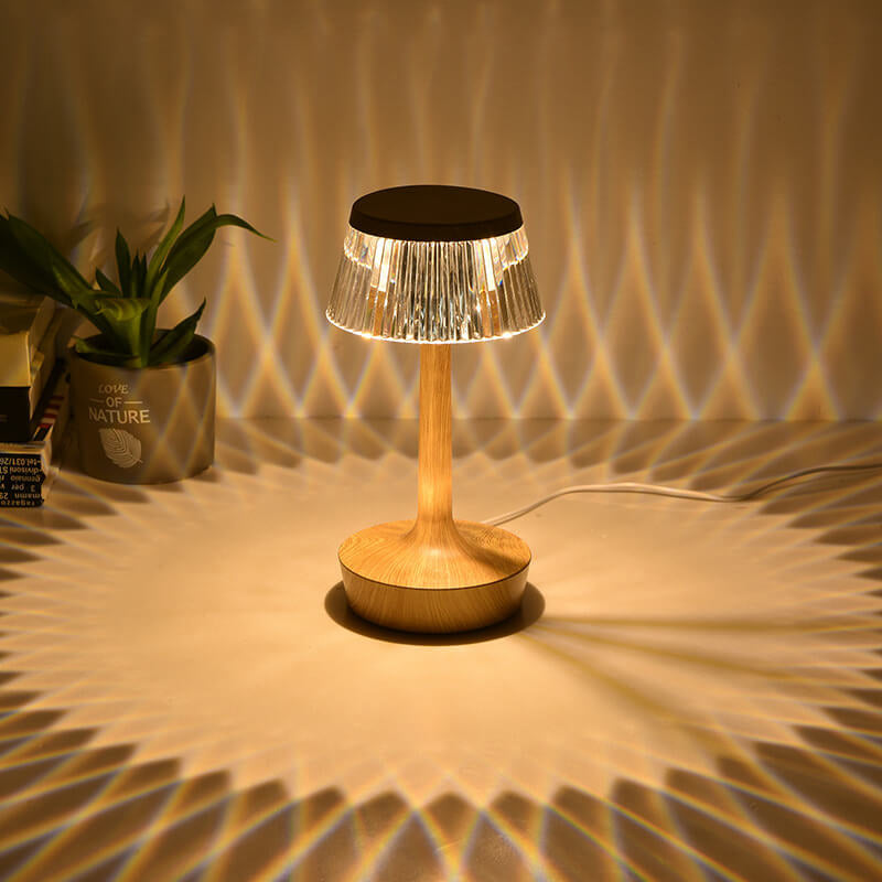 Krystal Mushroom LED Bordlampe