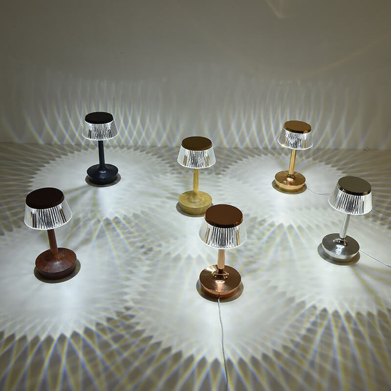 Krystal Mushroom LED Bordlampe